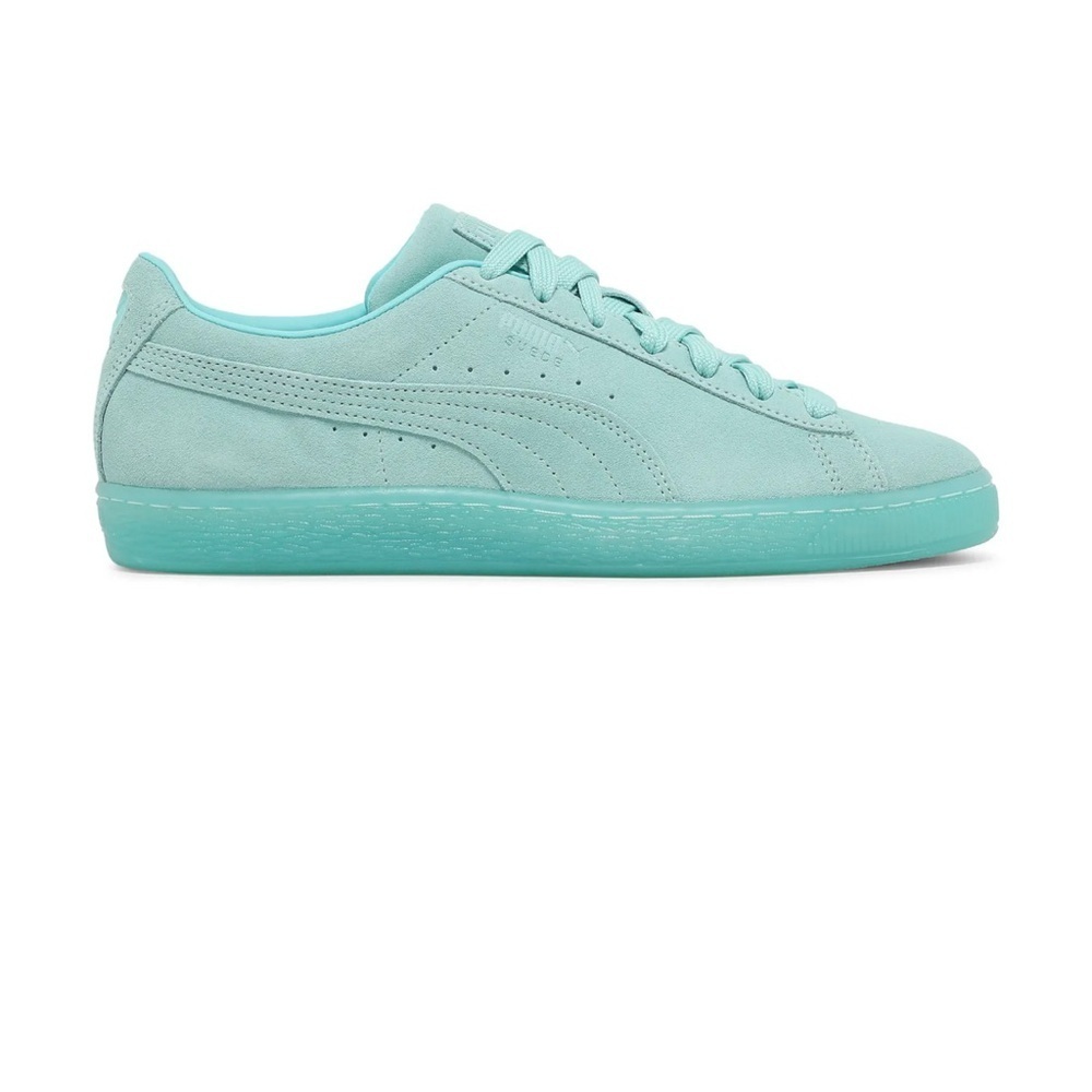 PUMA Women’s SUEDE CLASSIC MONO ICED Aruba Blue Sz 6.5 NWOB never worn - Picture 3 of 16